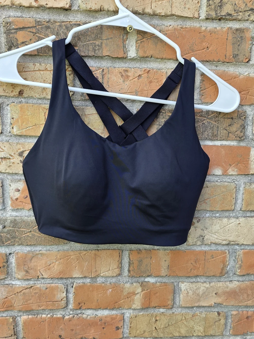 lululemon athletica Black Crisscross Back Sports Bra